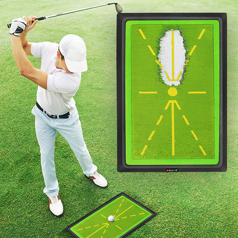 Golf Swing Strike Mat — Instant Impact & Swing-Path Feedback (Indoor & Outdoor)