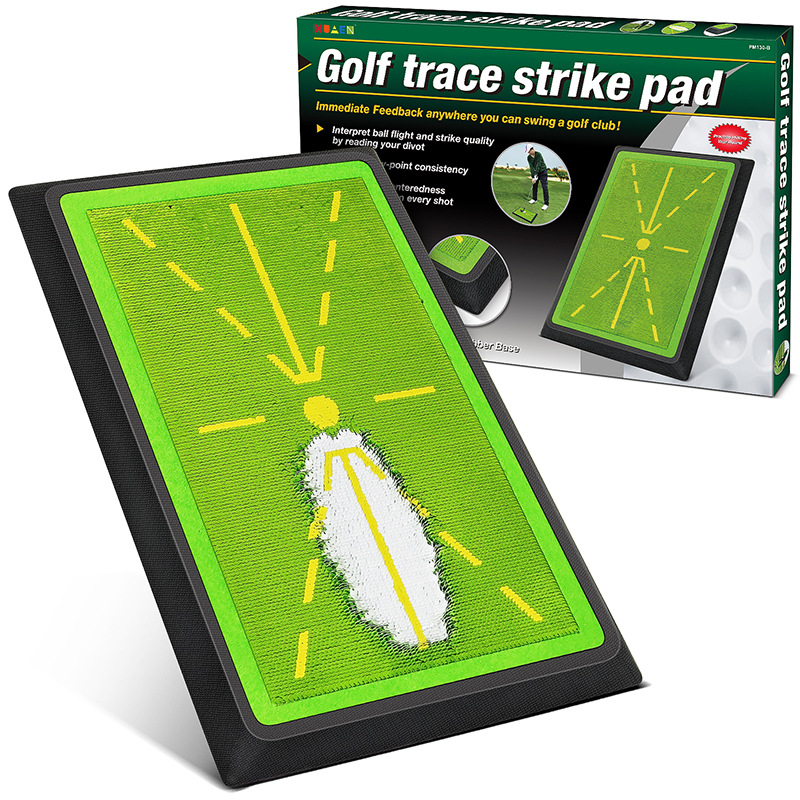 Golf Swing Strike Mat — Instant Impact & Swing-Path Feedback (Indoor & Outdoor)
