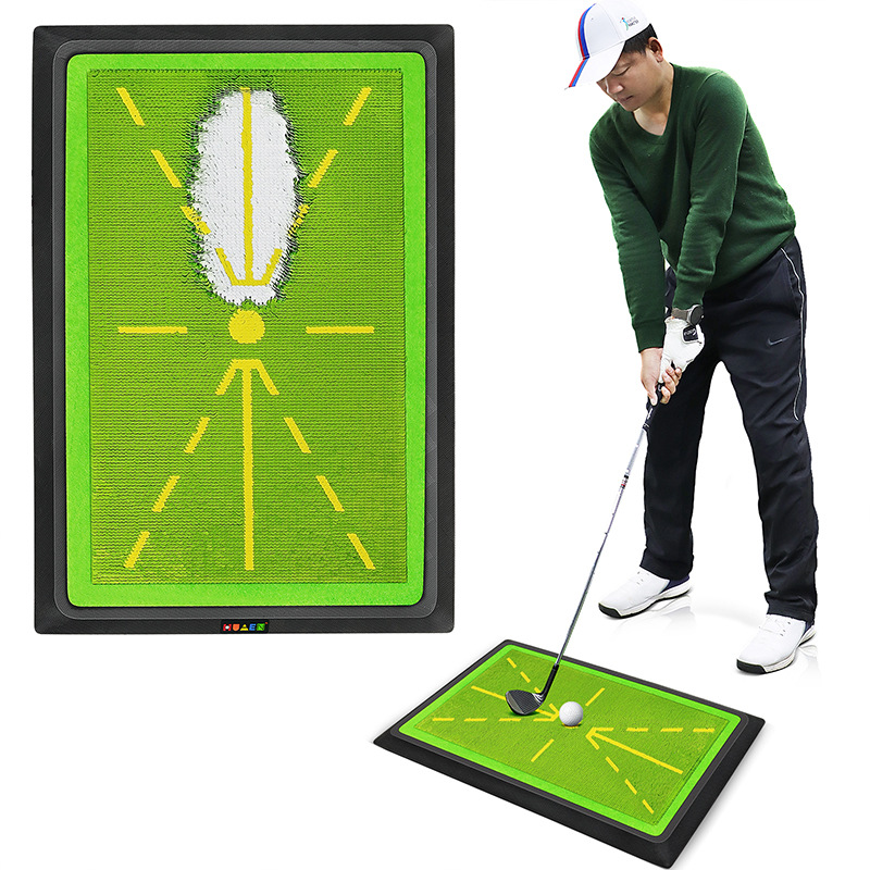 Golf Swing Strike Mat — Instant Impact & Swing-Path Feedback (Indoor & Outdoor)